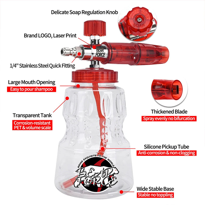 Bear Force Premium Foam Cannon Snow Foam 1/4"