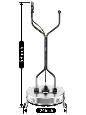 SES Surface Cleaner 4500psi Stainless Steel