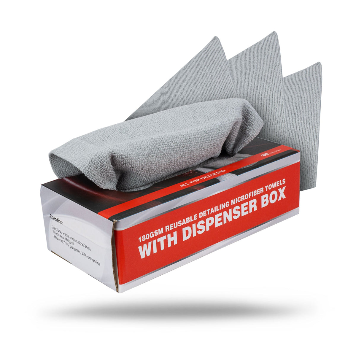 Detailing Microfiber Cloths | 180GSM Edgeless Reusable Microfiber Towe ...